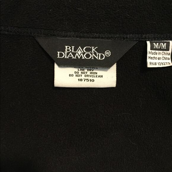 Black Diamond Black Performance Jacket Coat Medium - Picture 3 of 6